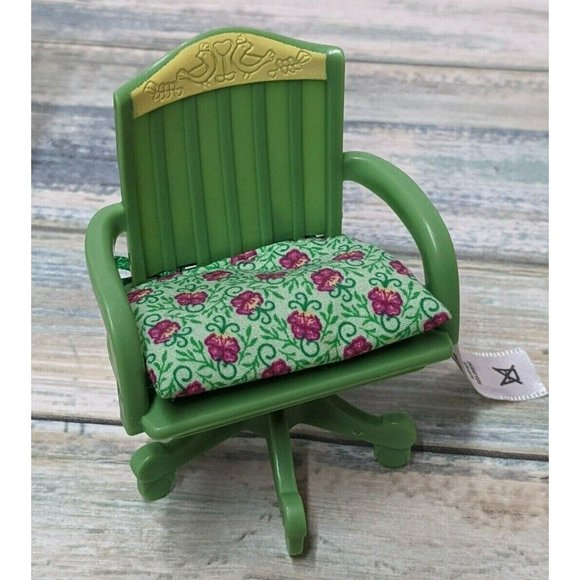 Fisher Price Loving Family Dollhouse HOME OFFICE COMPUTER DESK & CHAIR SET - Picture 3 of 5